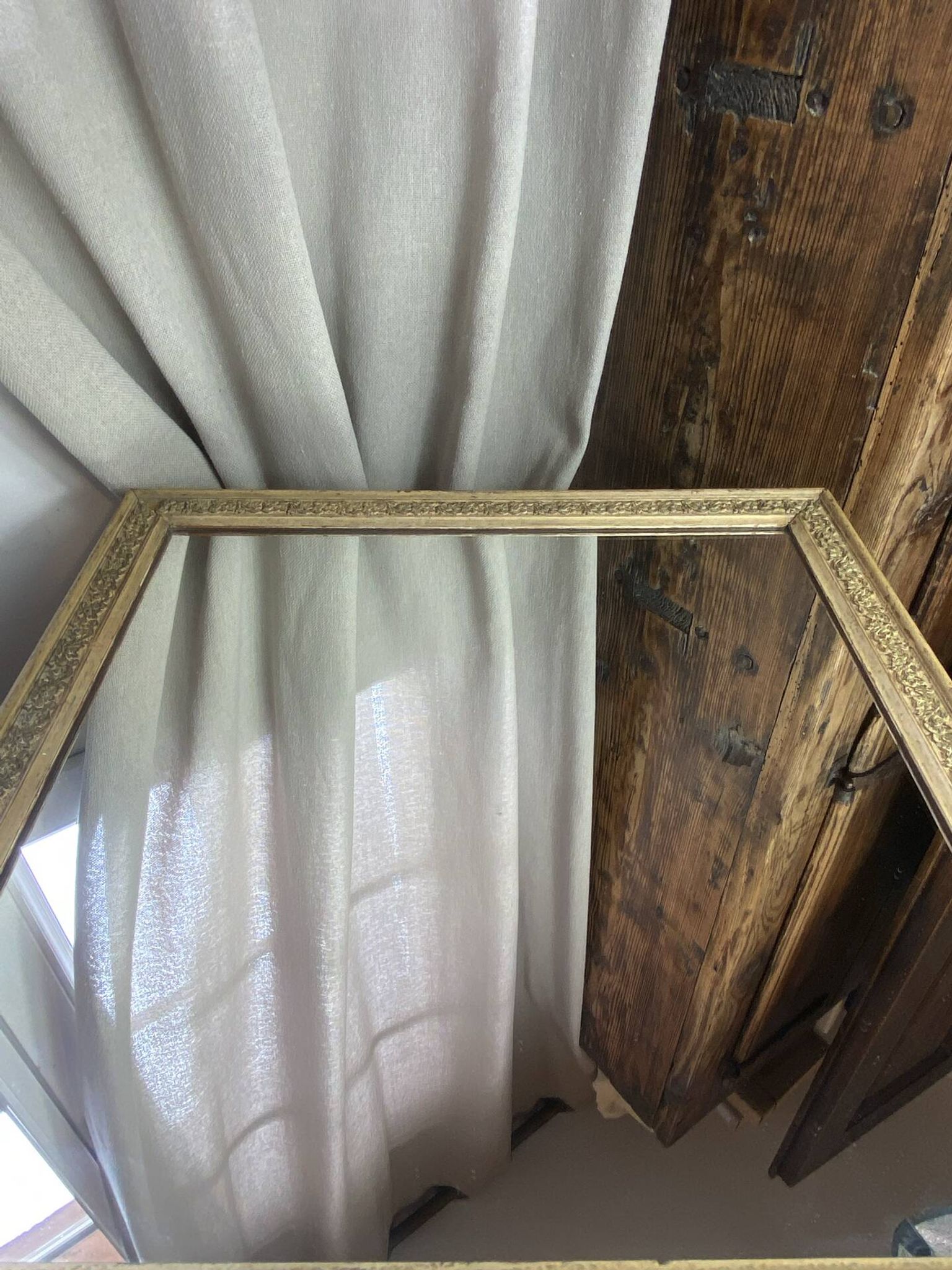 Miroir en bois et stuc, Napoléon  III 
