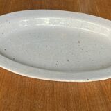Large oval ceramic dish from Vallauris signed RP Picault, 42 cm, in perfect condition.