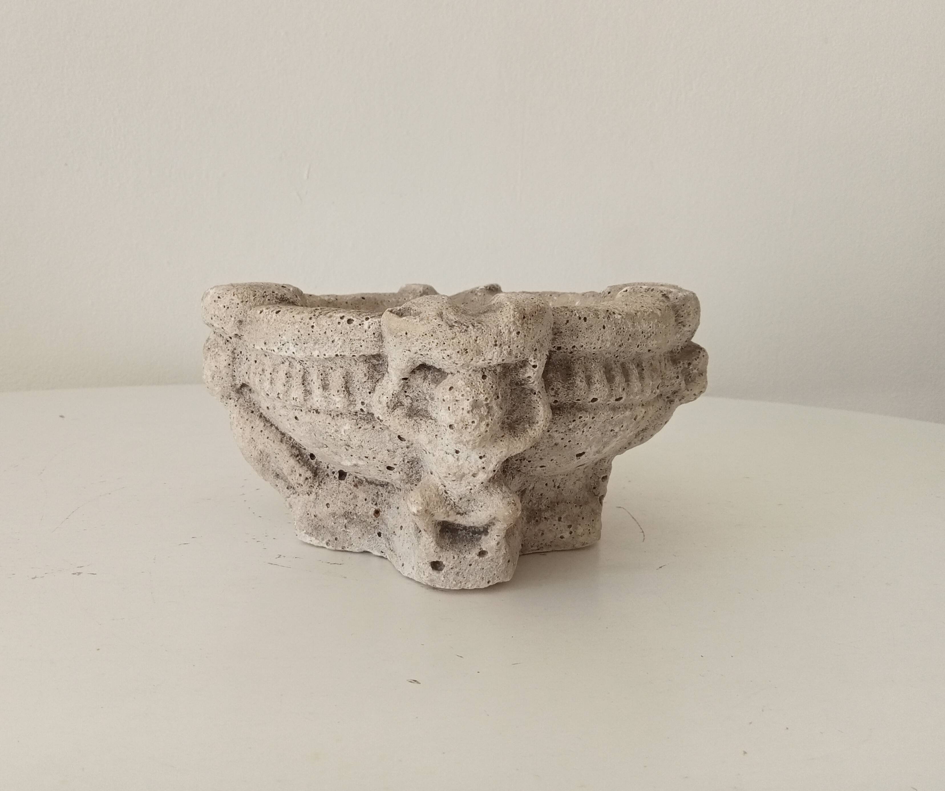 Vintage stone gargoyle ashtray