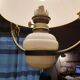 19th century white opaline pendant light
