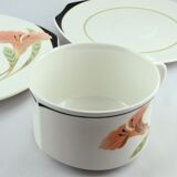 Cup under cup iris faïence Villeroy - Boch porcelain/limoges/20th/coffee cup