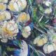 Oil Painting Modern Bouquet of Flowers Signed 61 x 50 cms