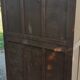Parisian cabinet with 2 sliding doors 1 shelf solid beech