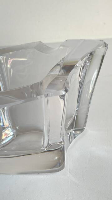 VINTAGE Free-Form Crystal ASHTRAY
