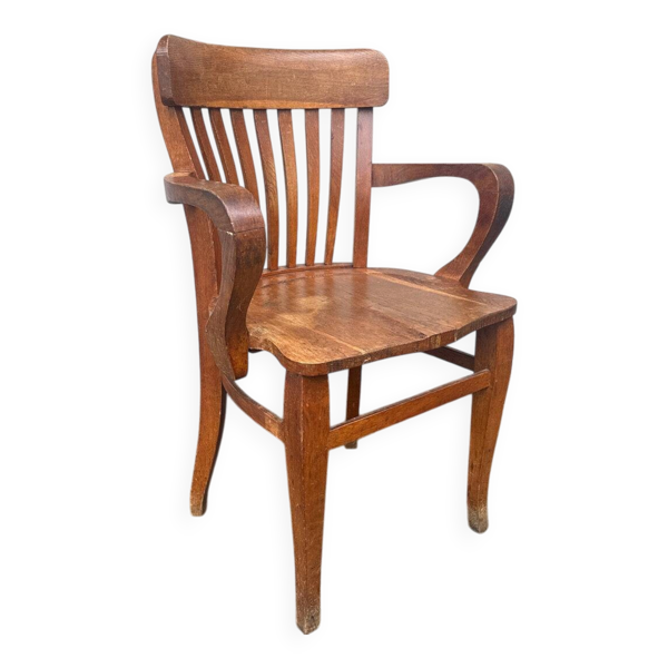 Fauteuil de bureau – vintage – bois massif - USA, circa 1900