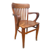 Office chair – vintage – solid wood – USA, circa 1900