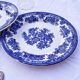 Duo of 2 flat plates Portuguese iron earth