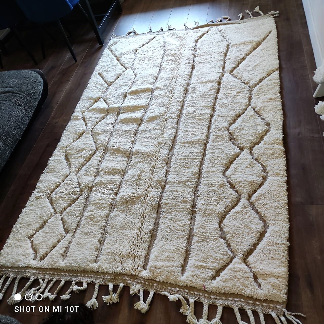 Berber carpet beni ouarain 2m65 on 1m50