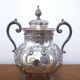 Silver metal sugar bowl louis XV style