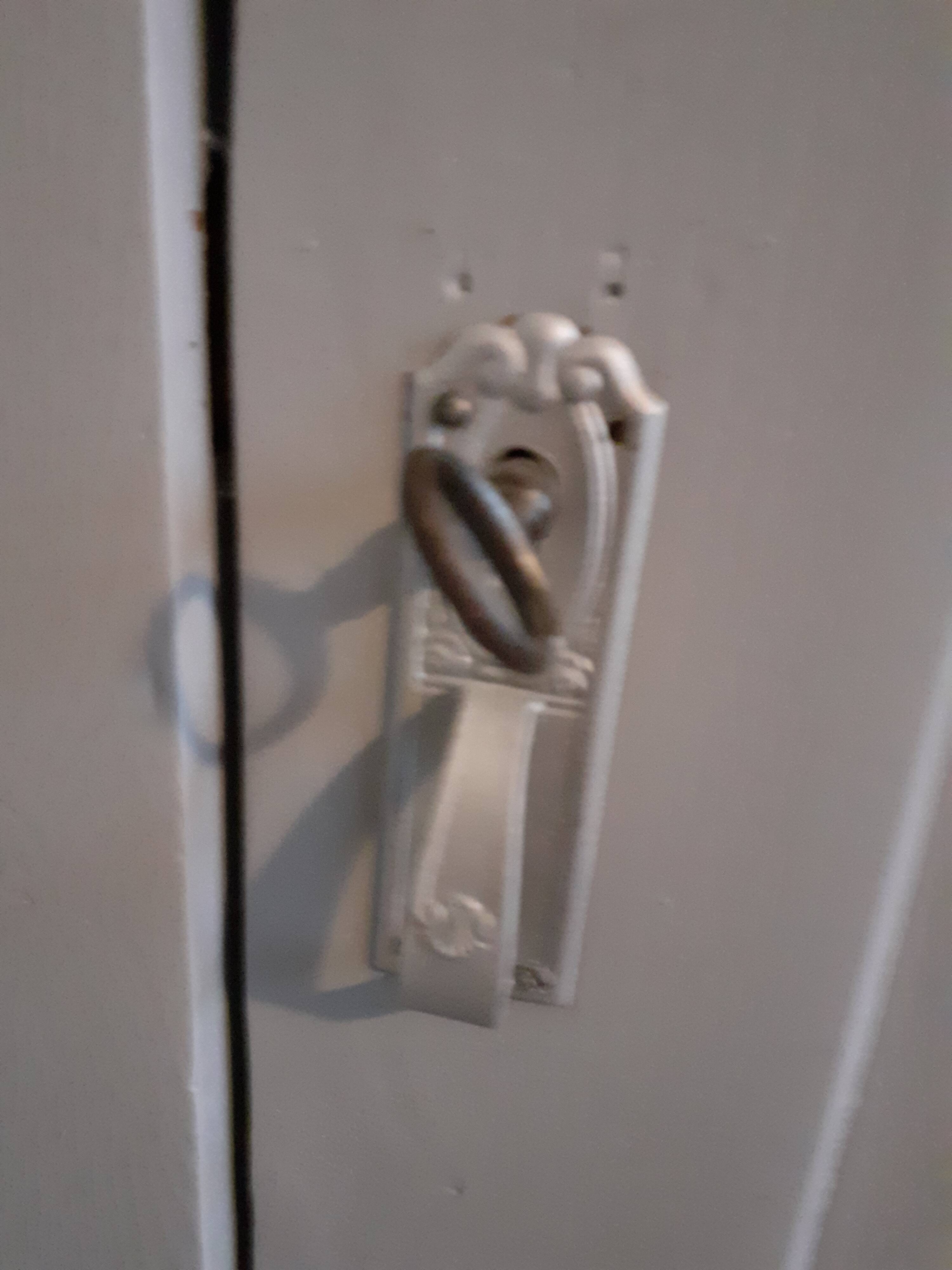 Vintage gray cabinet