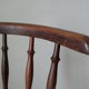 Fauteuil de bureau pivotant en bois années 20