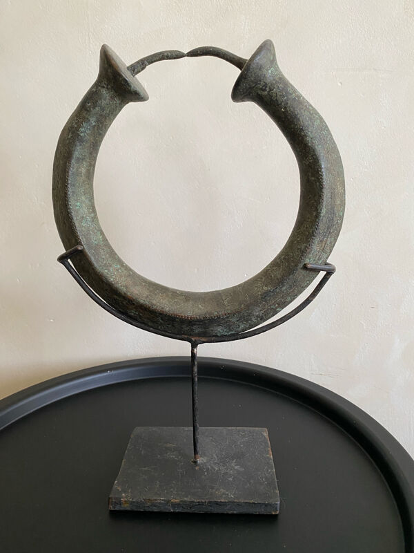 Grande monnaie de prestige africaine – Bronze massif – Afrique de l’Ou
