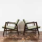 Pair Of Mid Century Armchairs Type 300 139, Poland, 1960s