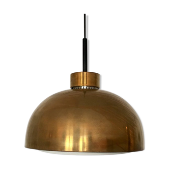 Wonderful Mid-Century modernist brass pendant lamp by Doria