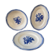 Lot de 3 plats Digoin Sarreguemines, modèle Marsac