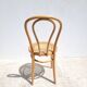 Curved wooden caned bistro chair ZPM