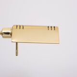 Holtkoetter Brass swing arm floor lamp Germany 1980s