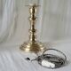 Silver metal lamp base
