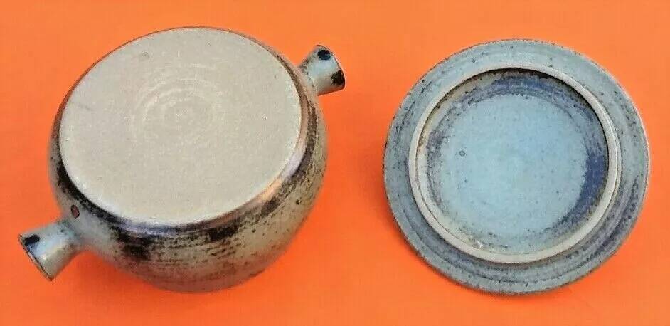 Serving tureen, glazed stoneware, ceramicist Jean Tessier, Atelier Le Cep