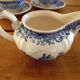 Coffee service in earthenware villeroy & boch, burgenland blue