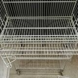 Vintage old shelf store wire wire basket modular industrial design 70s