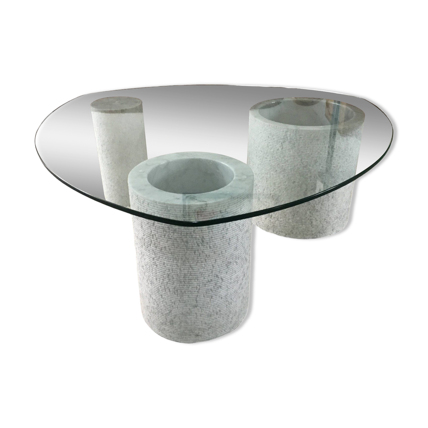 Table basse Giulio lazzotti Casigliani Italy année 80