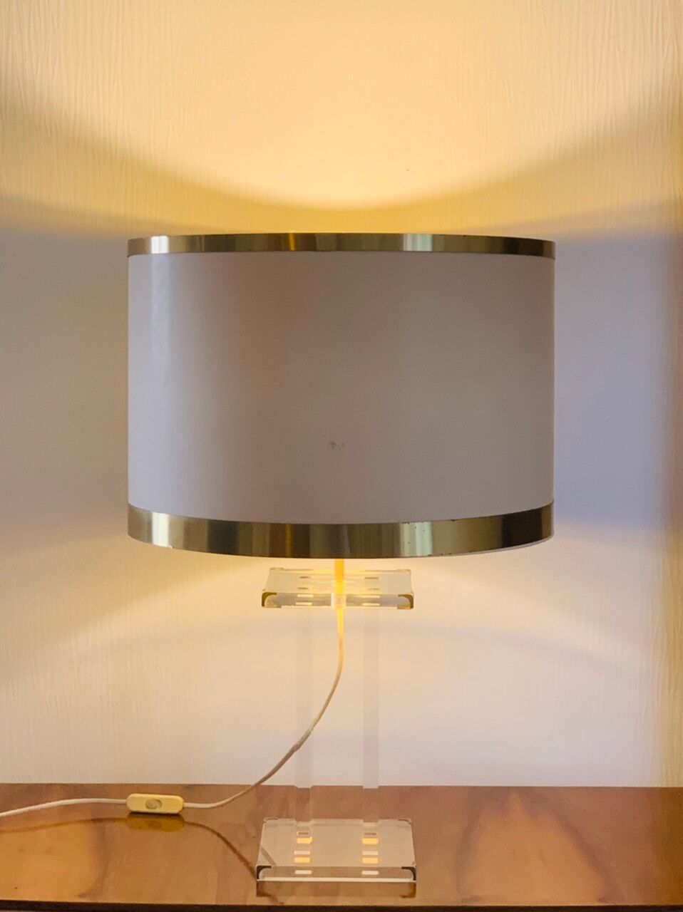 Vintage table lamp by David Lange, circa 70's