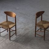 Ensemble de 2 chaises d'appoint par Peter Hvidt & Orla Molgaard