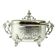 Sugar bowl, Eclecticism, silver-plated brass, Poland, 19th century
