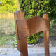 Set of 6 rustic 1970s chairs