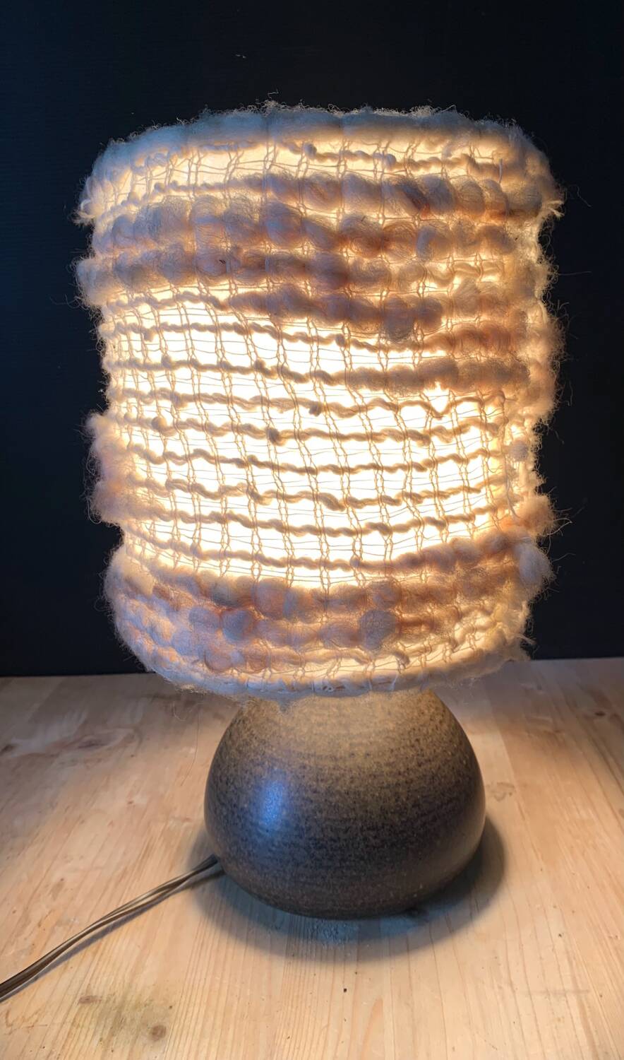 Lampe en grès