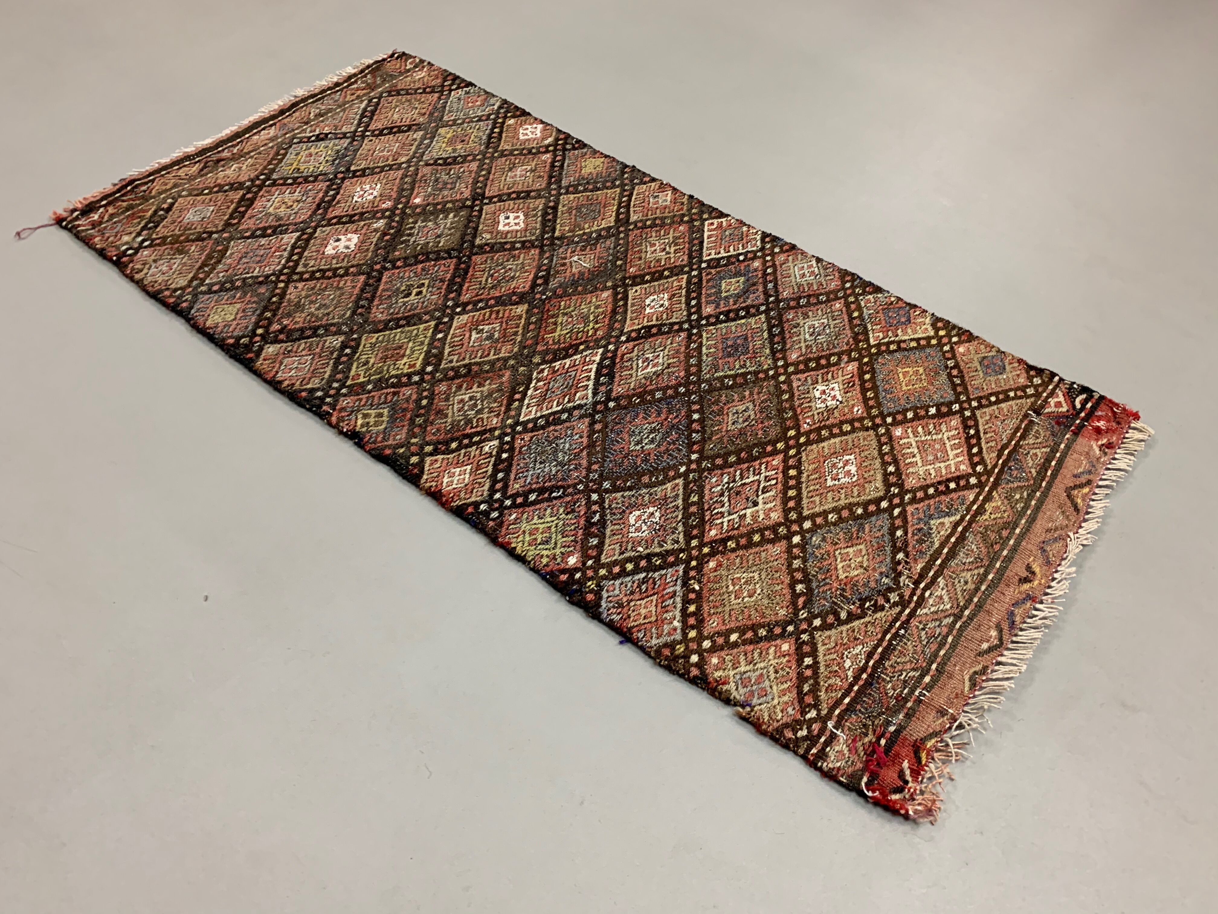 Turkish kilim runner 112x55 cm