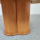 Table basse vintage "nuage" en travertin, années 80