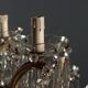 Antique Maria Theresa chandelier with 18 lights in glass, Italy, 19th century.