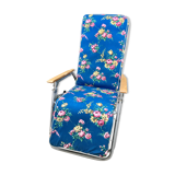 Vintage sunbed lounger