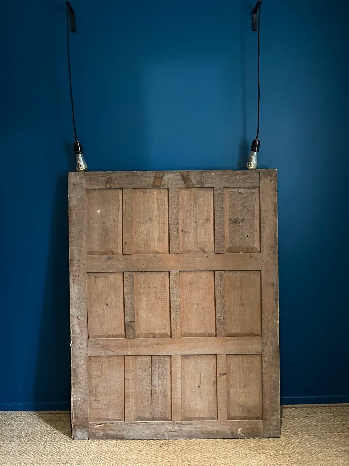 Old mirror 148.5cm/115.5cm mercury glass