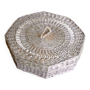 Plateau compartimenté en osier