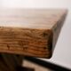 Solid wood farmhouse table