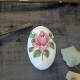 Pair of floral ceramic handles, vintage charm