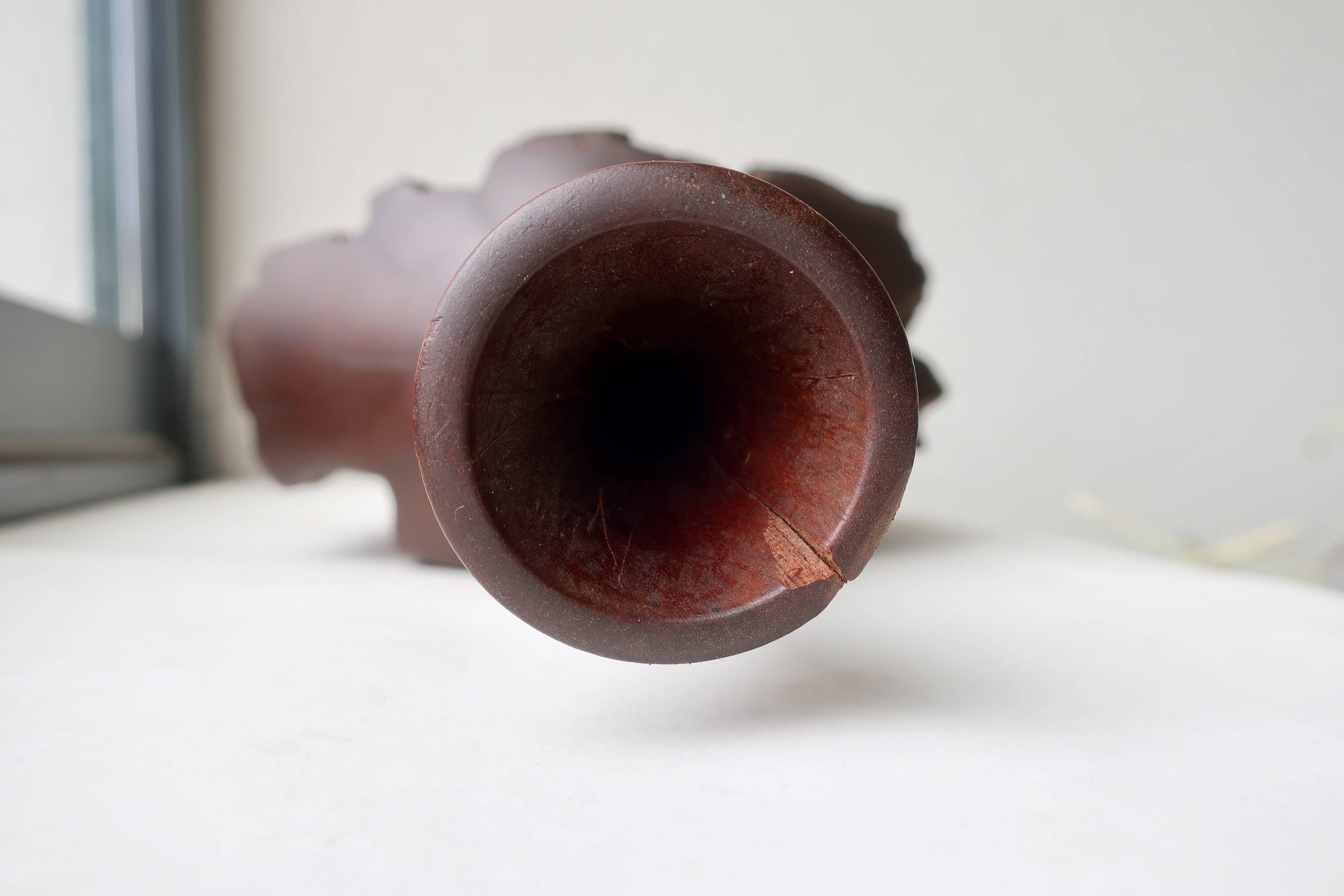 Vase Sculpture 20th Century Australian Rosewood DLG Doug Ayers