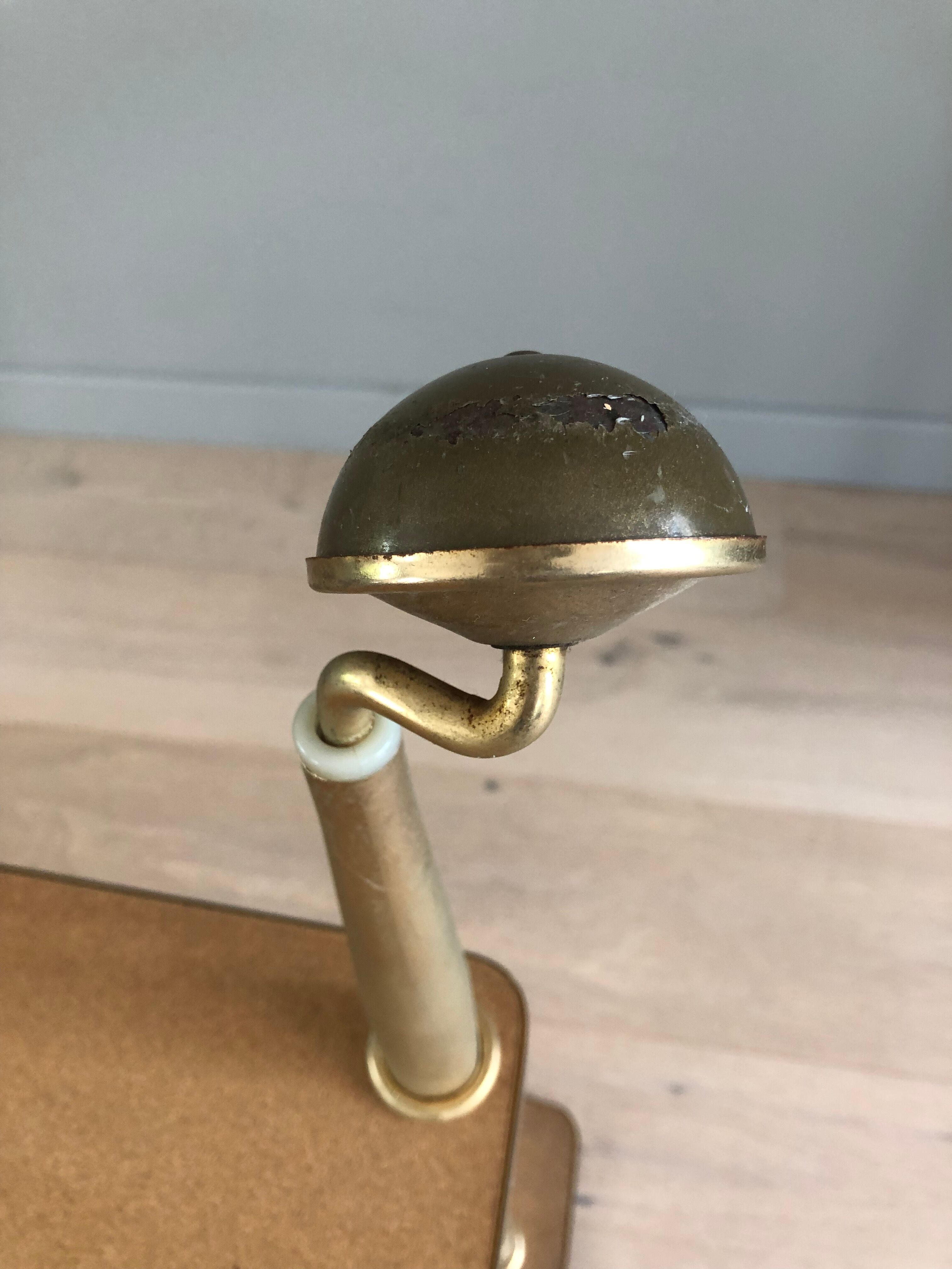 Vintage service table in Formica with wheels