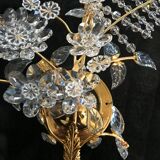 Paire d'appliques Palwa cristal