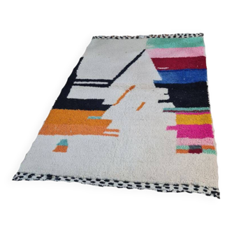 Handmade wool Berber rug 150 X 100 CM