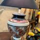 Lampe imitation marbre 1980s