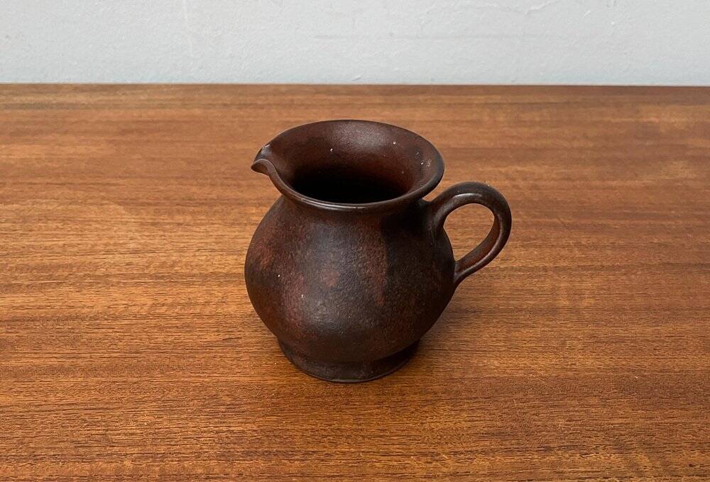 Mid-century minimalist vase pitcher by Hartwig Heyne Hoy Pottery, Germany, 1960s.