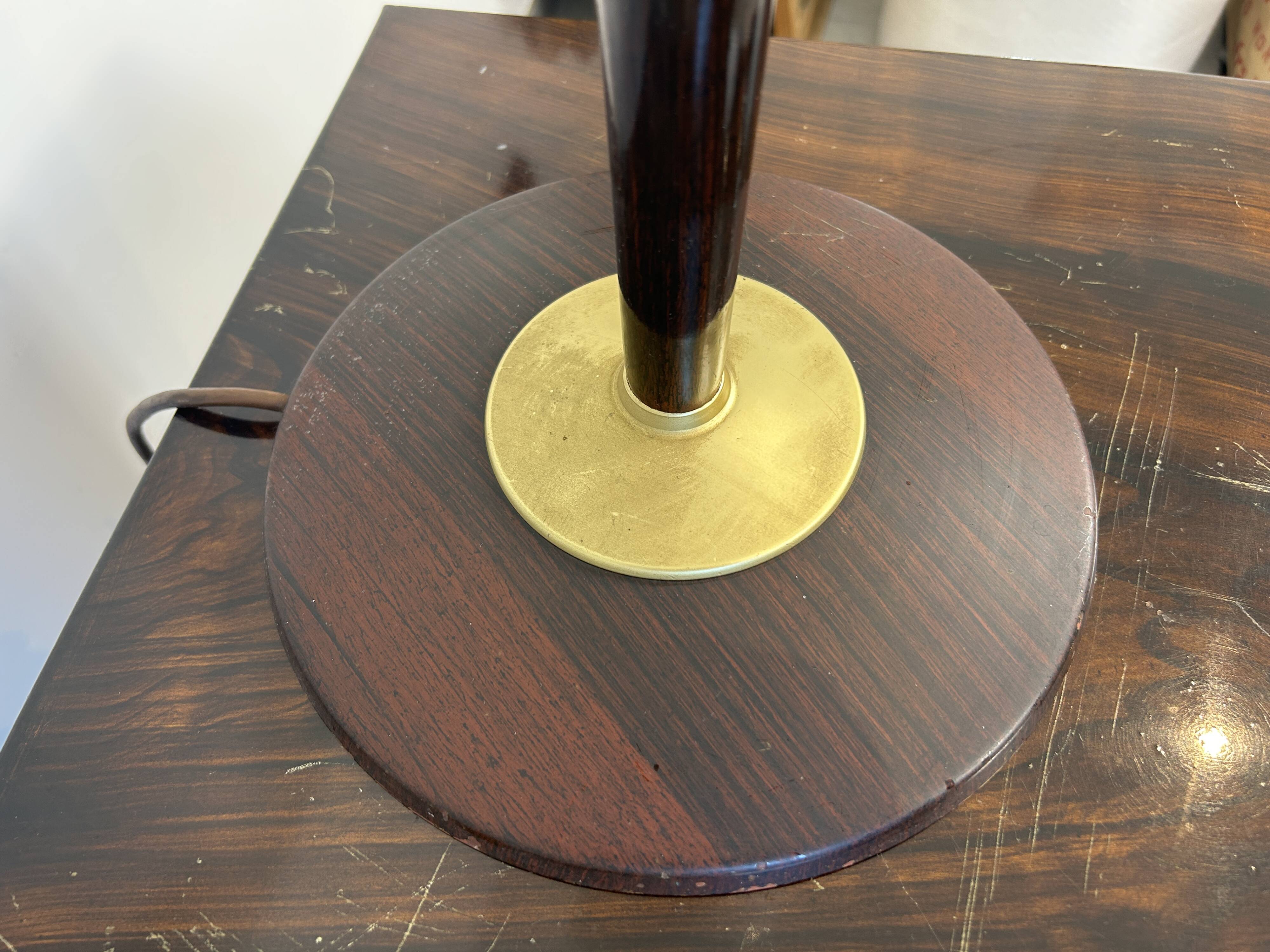 Lampe de bureau mazda de style art deco par lita