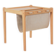 Danish side table with magazine holder by S.P. Jensen for BRDR Furbo