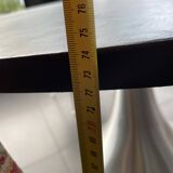 Round black top table with metal legs KARE design