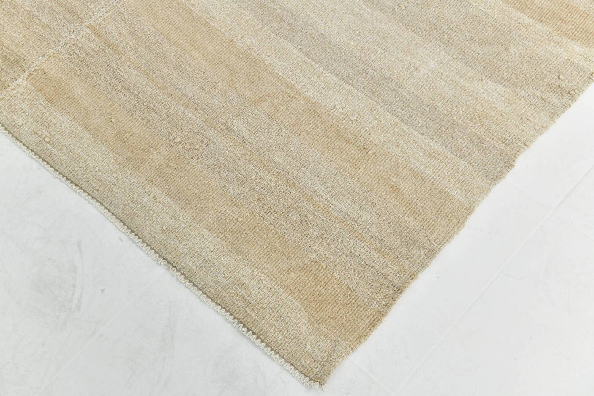 Tapis Kilim surdimensionné beige et crème 8x10, 234x294 cm