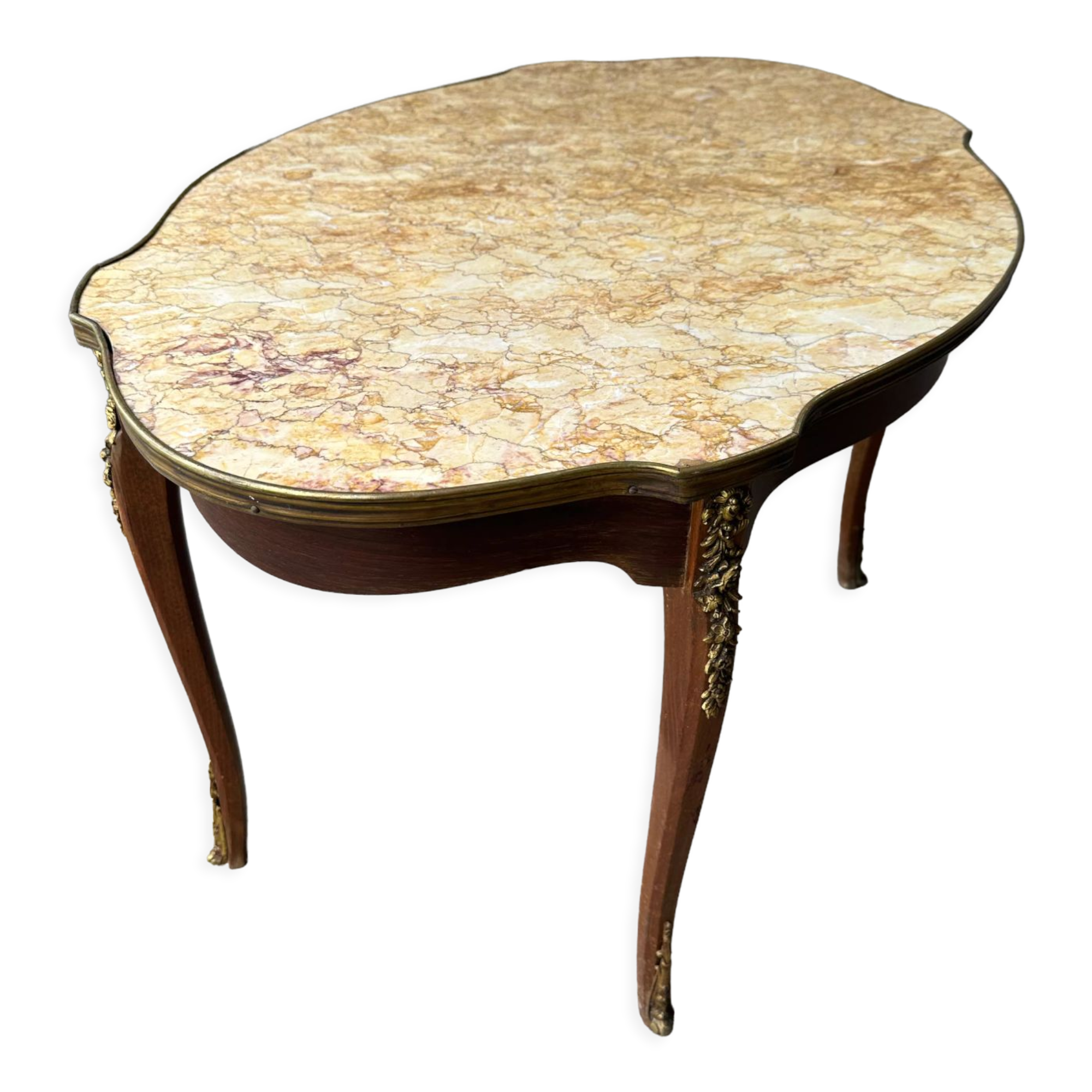 Louis XVI style hot water bottle coffee table